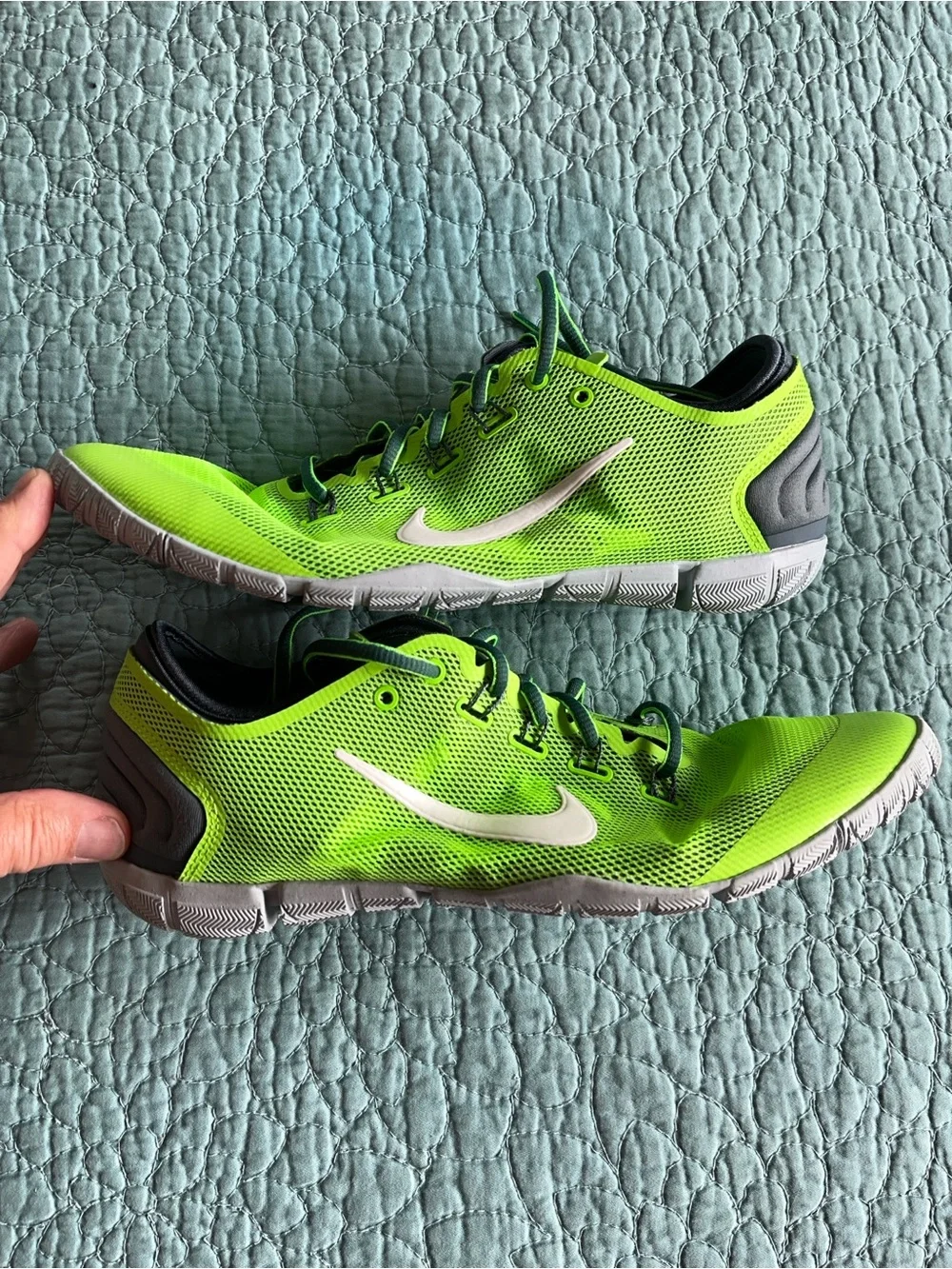 Nike Free Run Bionic Shoes, 599269-300 Neon Lime Green/Volt, Women’s Size 11